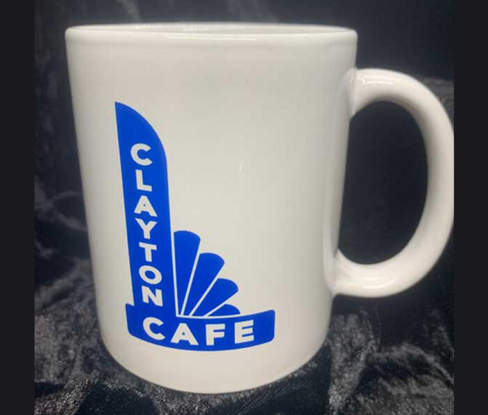 Clayton Cafe Blue Mug